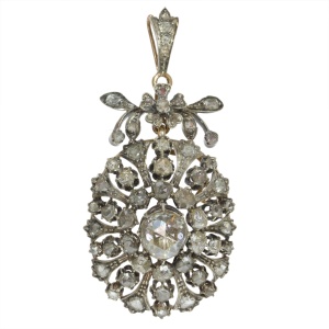 Resplendent Heritage: A Victorian Diamond Pendant
